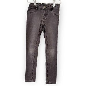 Children's Place Girls 6X/7 Gray Stretch Skinny Jegging Jeans Adjustable Waist